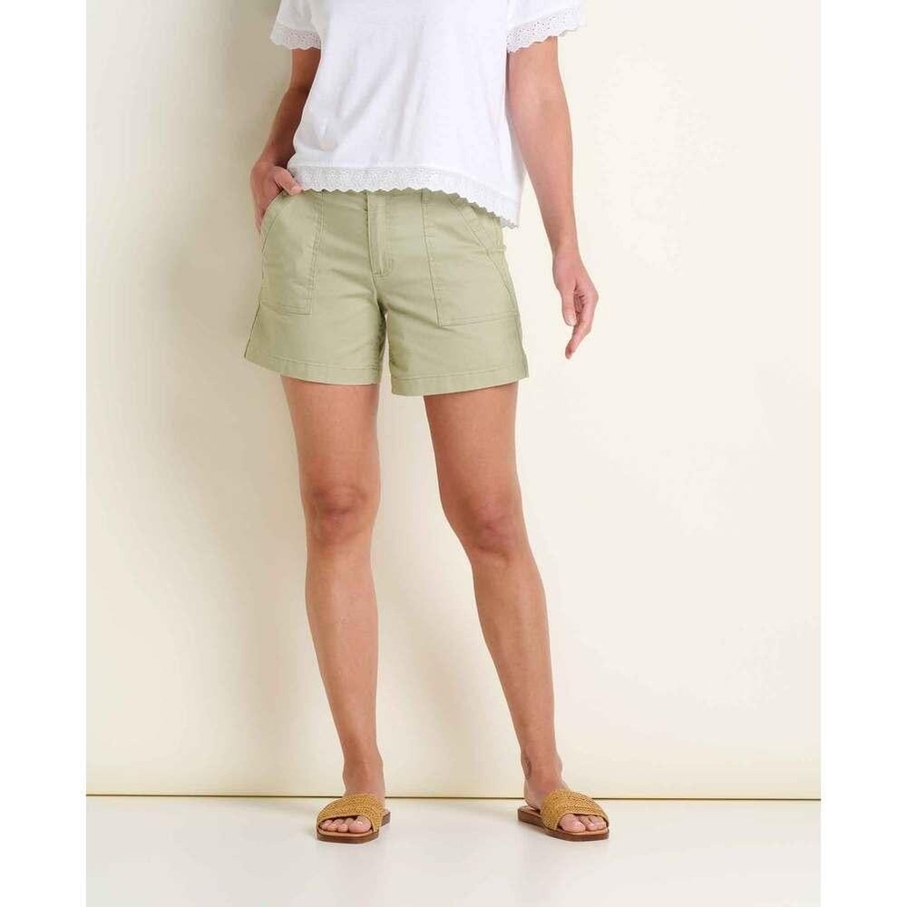 Toad&Co Earthworks Camp Short Yucca Green Size 6 New With Tags